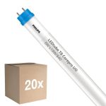 Fordelspakning 20x Philips LED Lysrør T8 CorePro (EM/Mains) High Output 8W 900lm - 840 kald hvit | 60cm - erstatter 18W