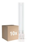 Fordelspakning 10x Philips PL-L 24W - UV-C | 4-Stift