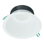 Philips LED downlight Coreline DN142B Aluminium Hvit 11W 1200lm 60D - 830 varm hvit | Utskjæring 155mm - IP20 - dimbar - Hvit Reflektor