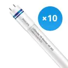 Fordelspakning 10x Philips LED Lysrør T8 MASTER (HF) High Output 14W 2000lm - 830 varm hvit | 120cm - erstatter 36W
