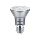 Philips Master Value LED Pære Reflektor E27 PAR20 6W 540lm 25D - 940 Kald Hvit | Beste Fargegjengivelse - Dimbar - Erstatter 50W
