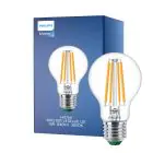 Philips MASTER LED Pære Ultra Efficient E27 Pære klar 4W 840lm - 830 varm hvit | erstatter 60W