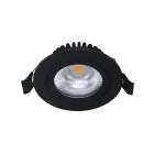 Noxion LED Vippbar Slim Spot svart 6W 550lm - 930 varm hvit | Utskjæring 75mm - IP54 - beste fargegjengivelse 