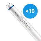 Fordelspakning 10x Philips LED Lysrør T8 MASTER (EM/Mains) Ultra Output 14.7W 2500lm - 865 daglys | 120cm - erstatter 36W